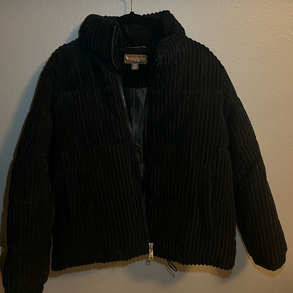 NWOT Ugg Koolaburra Black Corduroy puffer Jacket- free shipping!
